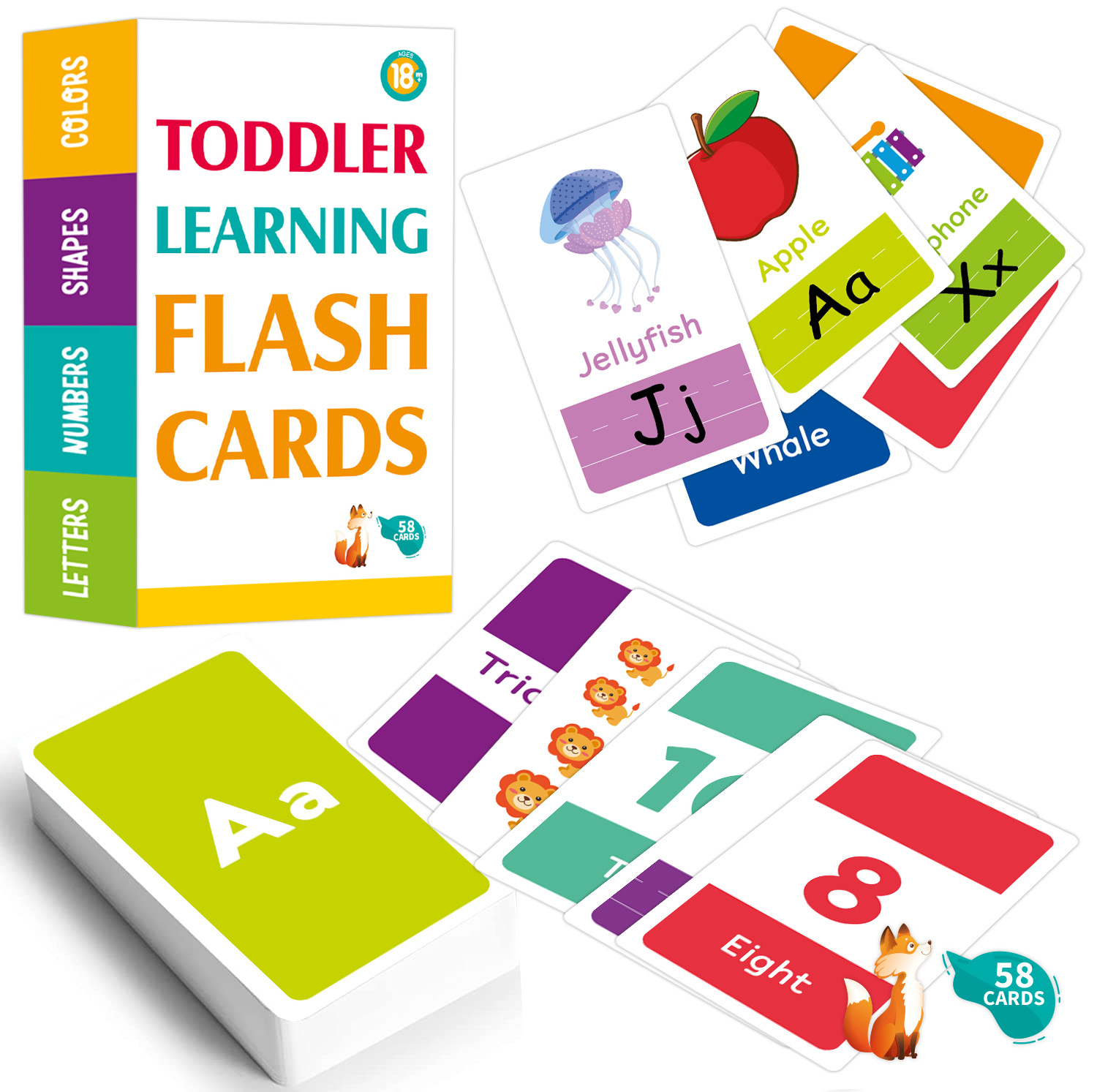 Abc Kids Early Education - Mainan pendidikan dini montesori kartu Flashcards