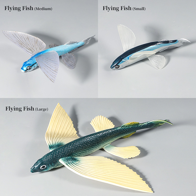 Kids First Education - Set Figur Aksi Ikan Terbang Dunia