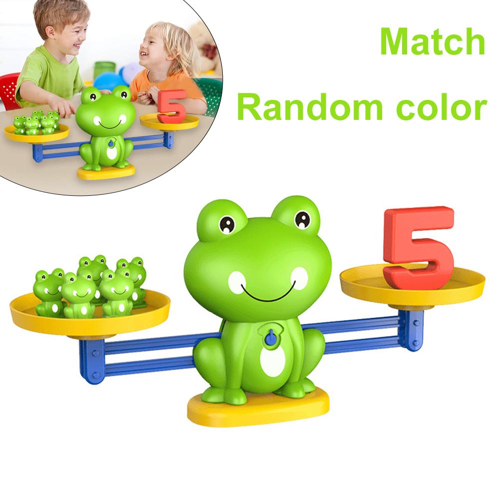 Kids Education Number - Mainan Permainan Matematika Keseimbangan Katak, Mainan