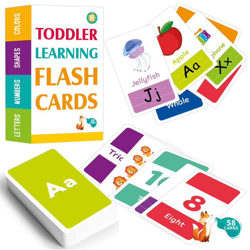 58 Buah Kartu Flash Alfabet AB - Abc Kids Early Education ulasan dan harga