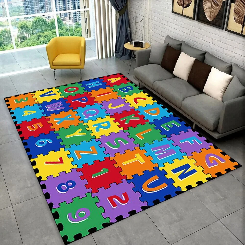Karpet Alfabet Kartun ABC untu - Abc Kids Early Education ulasan dan harga
