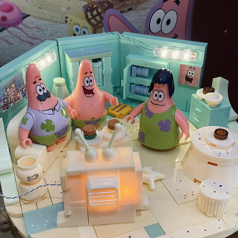 Set Blok Bangunan Spongebob Pa - Kids First Education ulasan dan harga