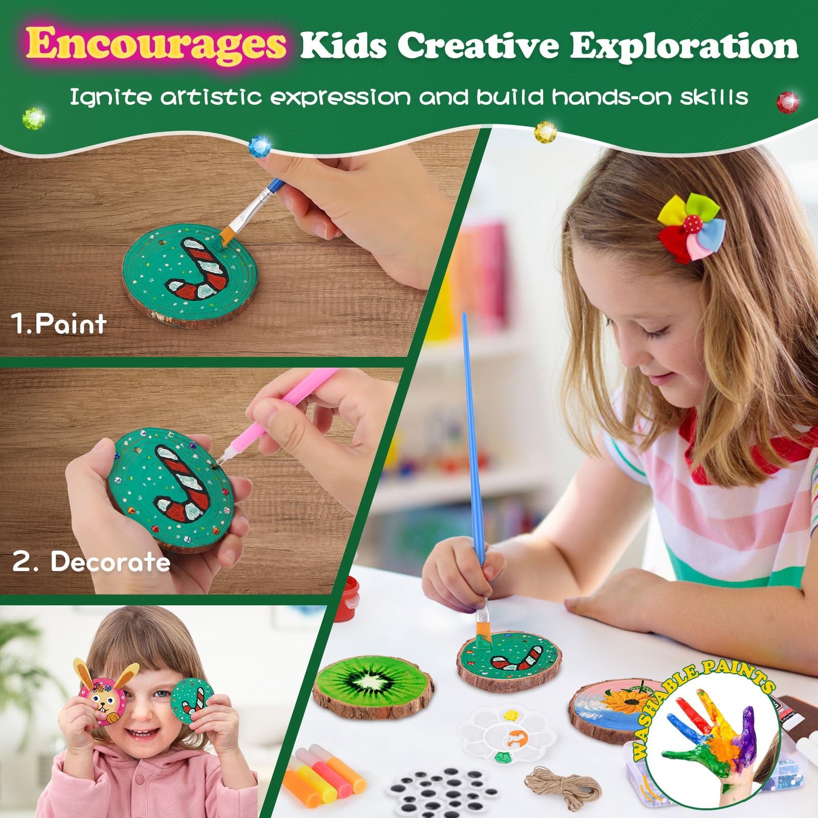 Perlengkapan Lukis Kayu Menyal - Kids Education Activities ulasan dan harga