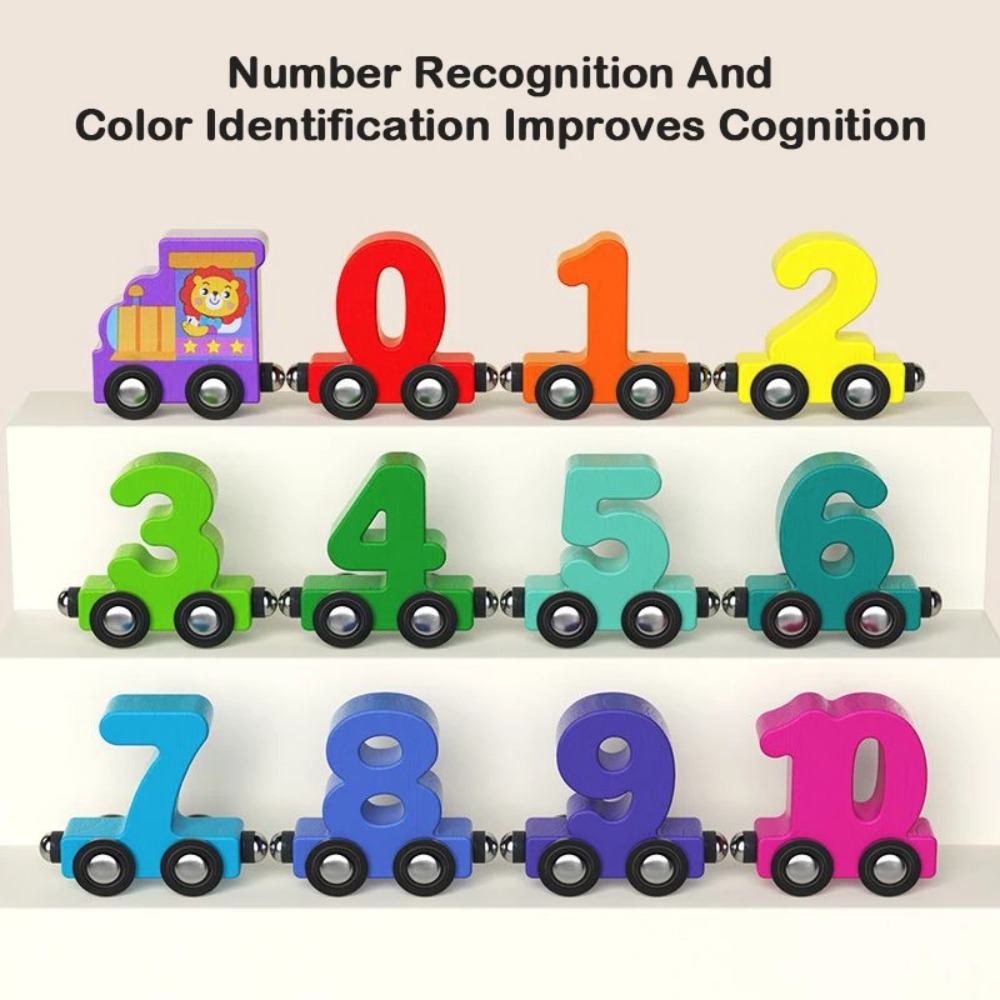 1 set mainan kereta api digita - Kids Education Number ulasan dan harga