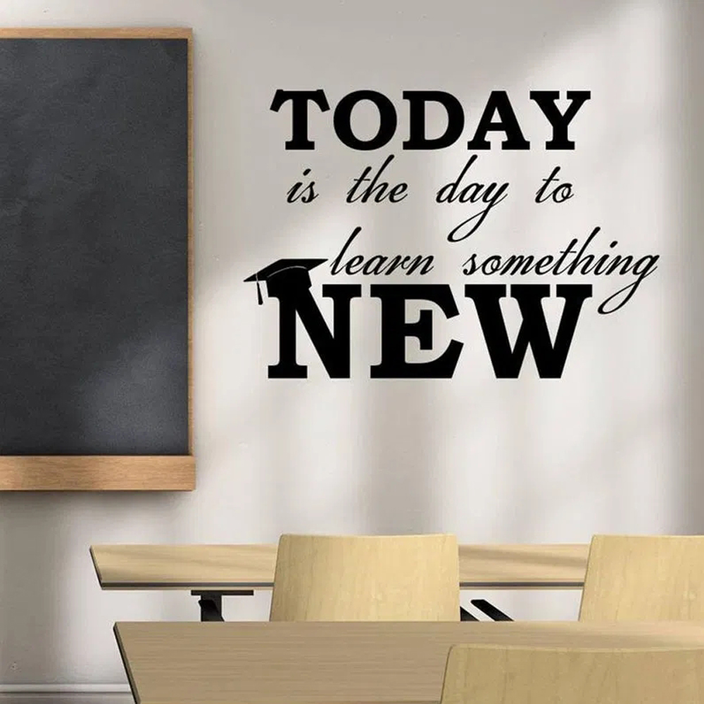 Stiker Dinding Edukasi Kutipan - Kids Education Motivation ulasan dan harga