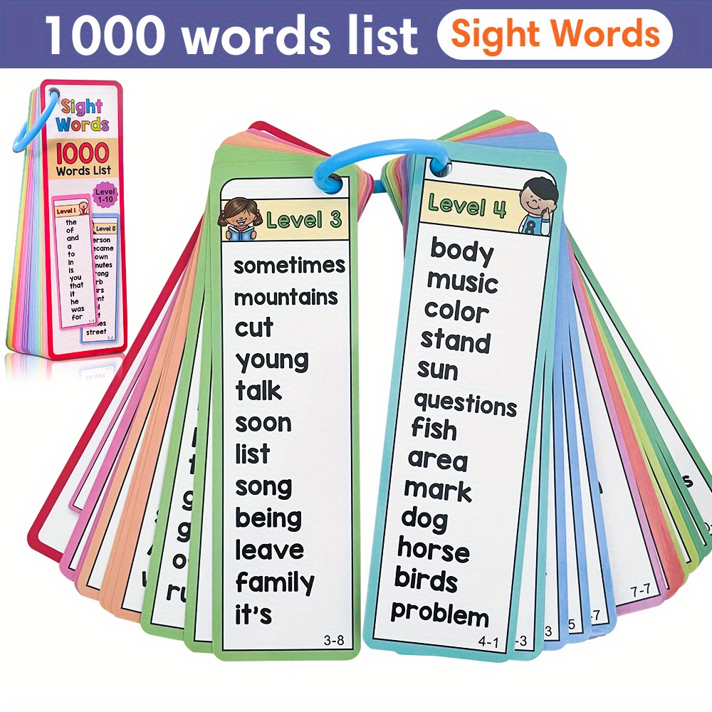 Kartu Flash 1000 Kata Pengliha - Kids Education Activities ulasan dan harga