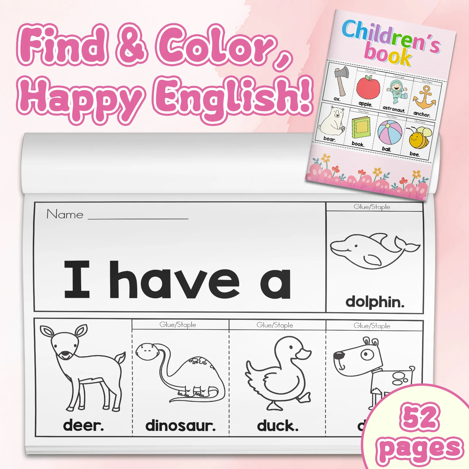 Buku Kerja Mewarnai Kata-kata  - Kids Education Activities ulasan dan harga
