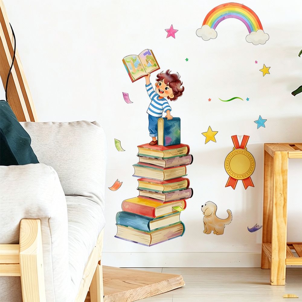 Stiker Dinding dengan Frasa Mo - Kids Education Motivation ulasan dan harga